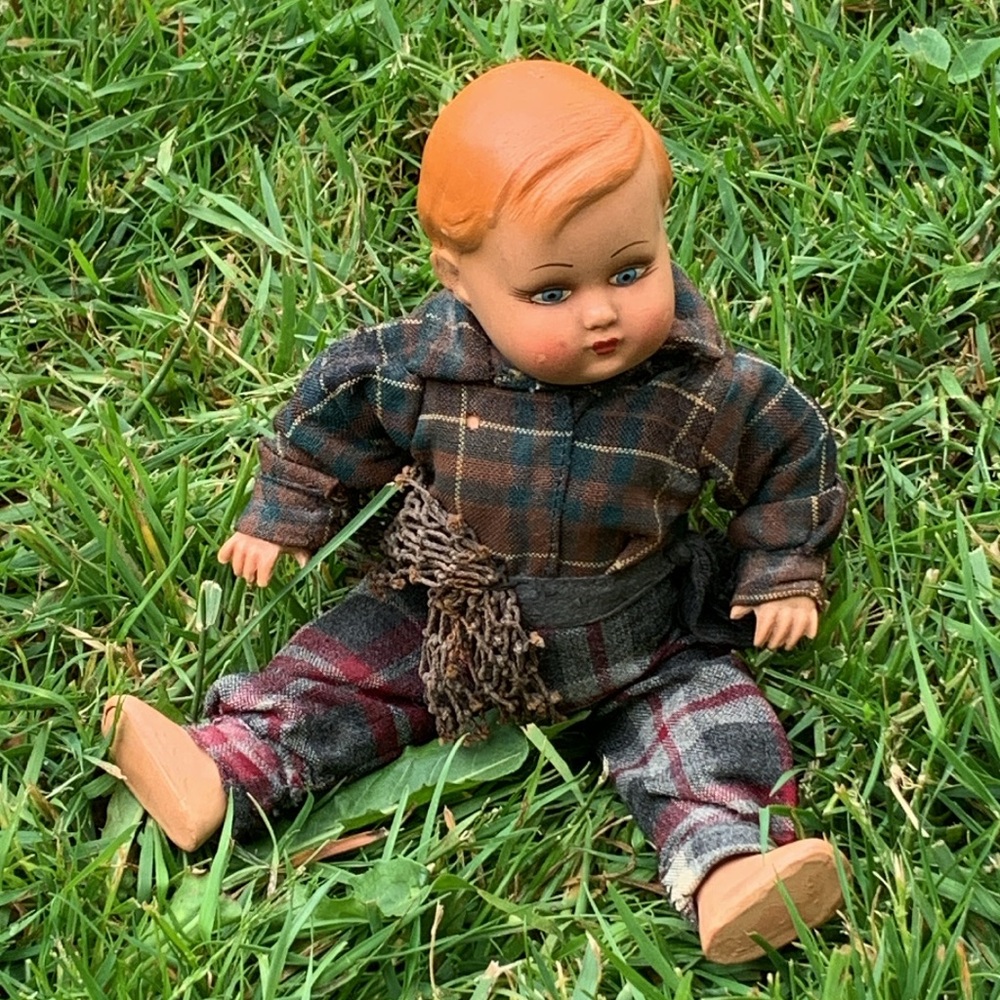 Vtg 30s 40s Antique Vintage Collector male boy Doll